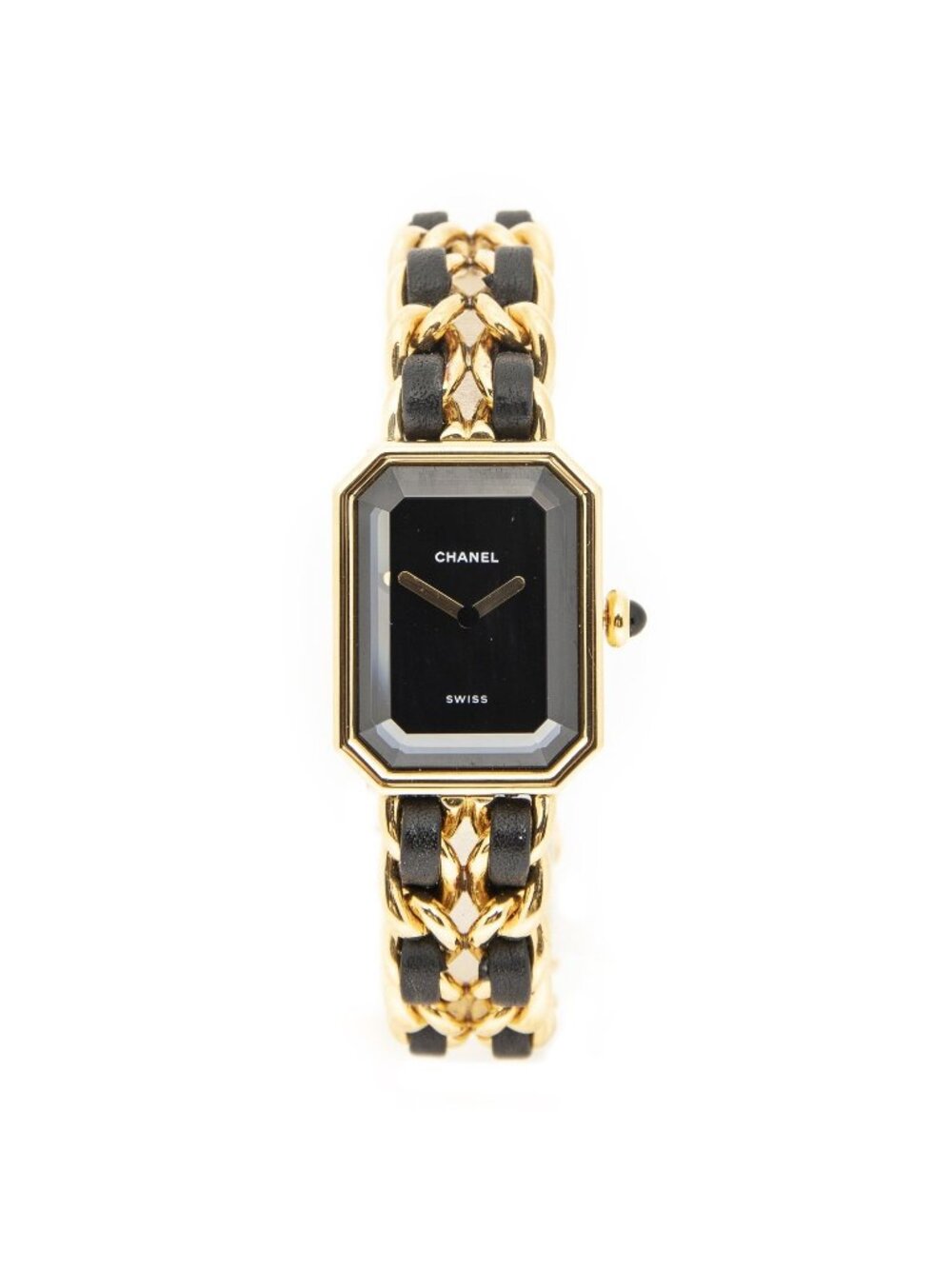 Chanel Premiere Black Gold Plated Shoulder Bag